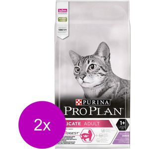 Pro Plan Cat Adult Delicate Kalkoen&Rijst - Kattenvoer - 2 x 10 kg