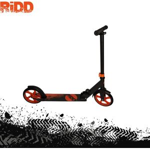 RiDD Foldable Scooter - Foldable Scooter - Opvouwbare Step - Vanaf 8 jaar - ABEC-9 - 200 mm PU Wheels - Voetrem - Black - Zwart