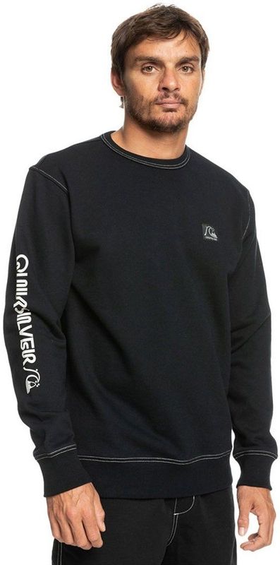 Quiksilver The Original Sweatshirt Zwart S Man