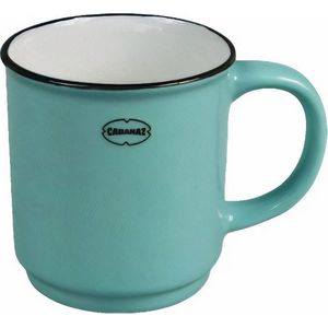 CABANAZ - stapelbare beker, keramiek, STACKABLE MUG, 180 ml, blauw