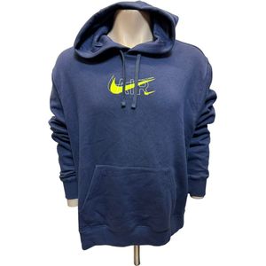 Nike - Sporttrui - Mannen - Donkerblauw/Geel/Wit - Maat XS