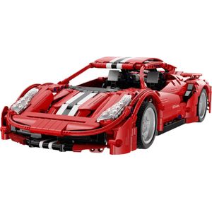 Cada Bricks technisch bouwpakket - Red Devils racing car (1126 onderdelen) - technische bouwset voor kinderen