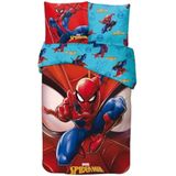 Spiderman - Dekbedovertrek - 140 cm. x 200 cm. - Eenpersoons - Kussensloop 65 cm x 65 cm
