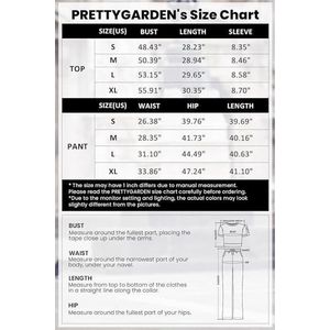 Dames 2-delige casual outfit - Korte mouwen pullover en wijde pijpen broek set