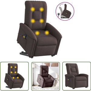 vidaXL Draaibare Sleutel - Dynamische Sleutel - Sta-op-massagestoel verstelbaar stof donkerbruin - Gereedschapset - Mechanica - Torque Wrench