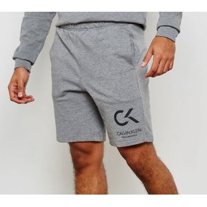 CALVIN KLEIN PERFORMANCE Logo Knit Shorts - Grijs - Maat XL