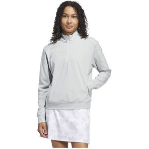 Adidas Ultimate365 Layering Sweatshirt Met Halve Rits Voor Dames Grijs S Vrouw