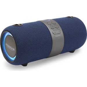 Xssive BSP05 Premium Bluetooth Speaker - 30W Vermogen - IPX6 Waterdicht - TWS Technologie - RGB Verlichting - Powerbank Functie - Blauw