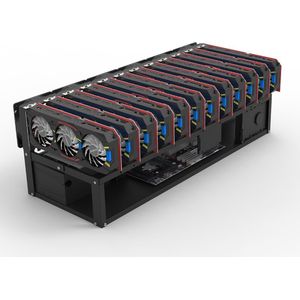 72.5CM Open Mining Rig Frame Voor 8 of 12 Gpu Crypto Coin rack Ethereum ETH 2 jaar garantie