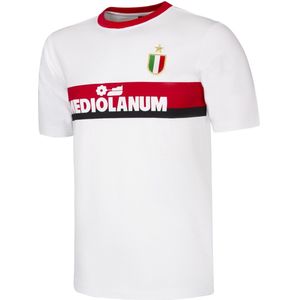 COPA - AC Milan 1988 Mediolanum - Retro Voetbalshirt - Heren - Wit - S