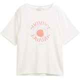 TOM TAILOR - Shirt - Lichtrood - Jersey - Kwartmouw