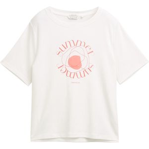 TOM TAILOR - Shirt - Lichtrood - Jersey - Kwartmouw