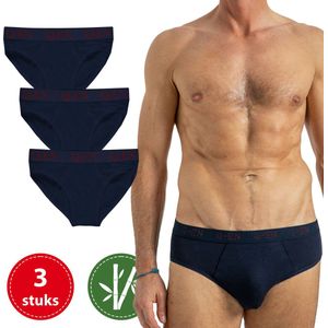 Bamboe Slip Heren - Donkerblauw - Maat XXL - 95% Bamboe - 5% Elastaan - Antibacterieel