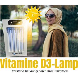 Vitamine D-3 lamp - natuurlijk alternatief voor vitamine D-supplementen I Smalband UV-B-thuisbelichting voor huidziekten