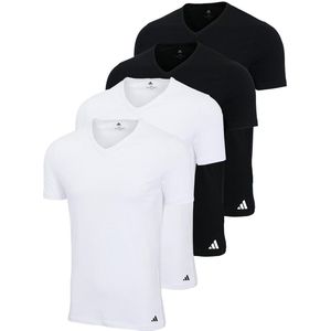 adidas Heren onder t-shirts 4 pack Active Flex Cotton