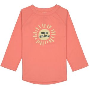 Lässig Splash & Fun Rashguard Zwemshirt met lange mouw met UV-bescherming - Sunshine coral, 07-12 maanden, maat 74/80