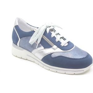 Mephisto, Mobils EREEN 6904 8122 9568 S7830, Blauw combi sneaker wijdte G