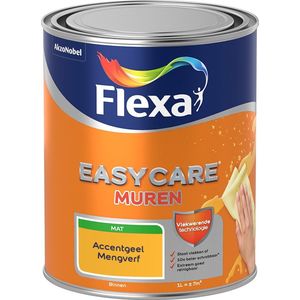 Flexa Easycare Muurverf - Mat - Mengkleur - Accentgeel - 1 liter