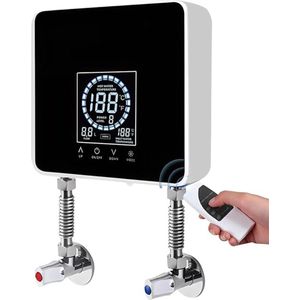 Doorstroomverwarmer - Doorstroomboiler – Doorstroom Boiler voor Douche - Elektrisch - 7500W - LED-Scherm