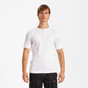 Engel Extend Grandad T-shirt 9256-565 - White - 5XL