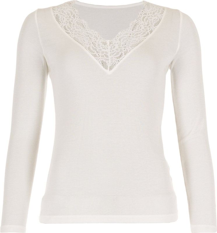 Pastunette Premium - Ondershirt - Wit - Lange Mouwen