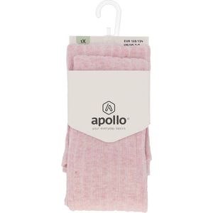 Apollo - Maillot - Roze - Melange - Rib - Patroon - Maat 116/122