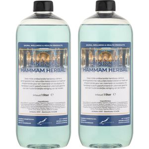 Handzeep Hammam Herbal 1 liter - set van 2 stuks