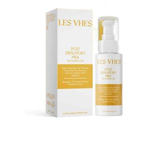 Les Vhes Ontharingsmelk - Post Depilatory Melk Moisturizes Skin and Prevents Irritation After Epilation - Haarverdunnende en Hydraterende Melkbrandnetel- Hyaluronzuurextract + Rozemarijnolie - voor Gezicht Lichaam & Intieme zone Alle huidtypen 60ml