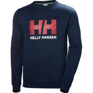 Helly Hansen Logo Crew Sweat 34000-597, Mannen, Blauw, Sporttrui casual maat: L EU
