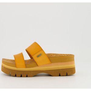 Reef - Vista Higher - Plateausandalen - Zwart - Anatomische Pasvorm