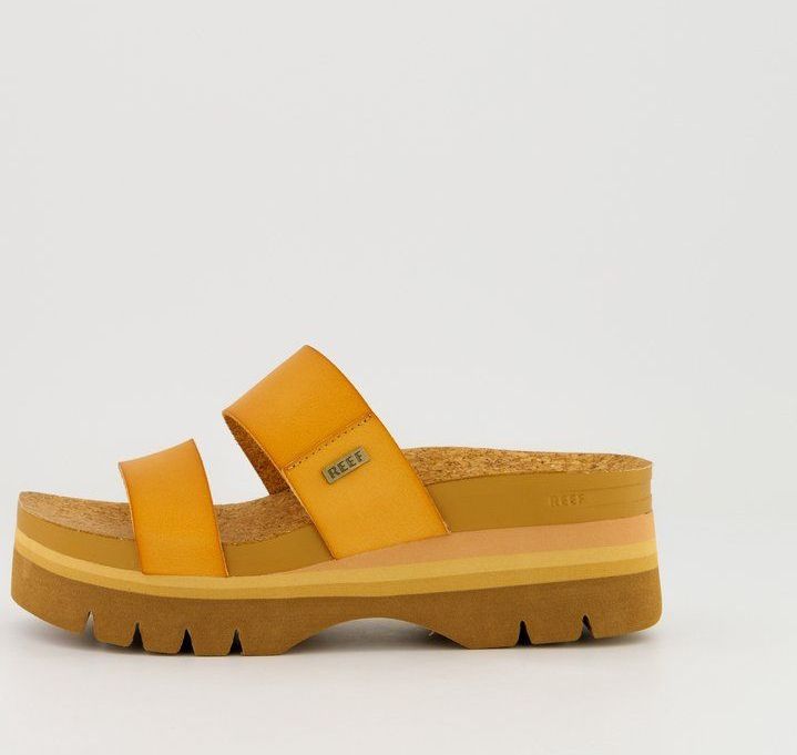 Reef - Vista Higher - Plateausandalen - Zwart - Anatomische Pasvorm