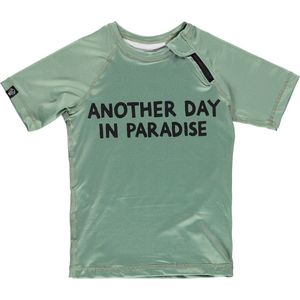 Beach & Bandits - UV Zwemshirt voor kinderen - Paradise - Groen - maat 92-98cm