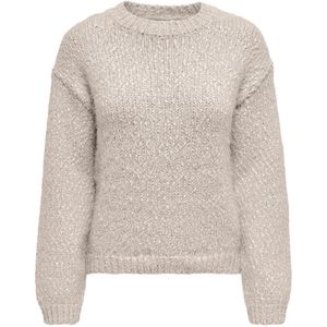 Only - Onlbea ls o-neck cc - Lila - Dames Trui