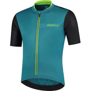 Rogelli Minimal - Fietsshirt Korte Mouwen - Heren - Maat XL - Blauw, Groen, Zwart