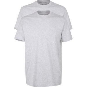 Gotzburg heren T-shirts regular fit O-hals (2-pack) - grijs - Maat: L