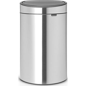 Brabantia Touch Bin Prullenbak - 10+23 liter - Afvalscheiding - Matt Steel Fingerprint Proof