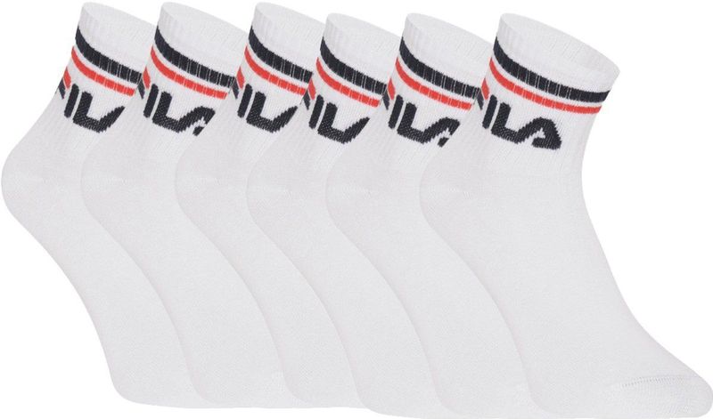 Sportsokken - Wit - 6 Paar - Anatomisch Vormgegeven