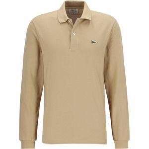 Lacoste - Classic Fit - Polo - Beige - Lange Mouw