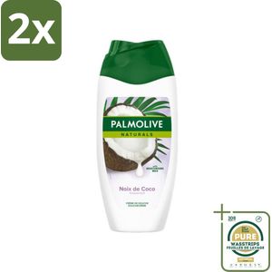 Palmolive Naturals - Douchecrème - Kokosnoot - 250 ml - Voordeelverpakking - 2 stuks - Verzorgend - Hydraterend