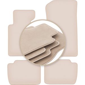PREMIUM beige matten voor: BMW 3 E46 compact, coupé, sedan, stationwagen, touring 1998-2007