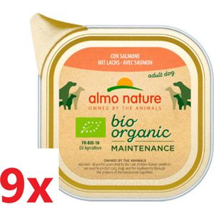 Almo Nature Dailymenu - Hondenvoer Bio - Zalm - 9x300gr