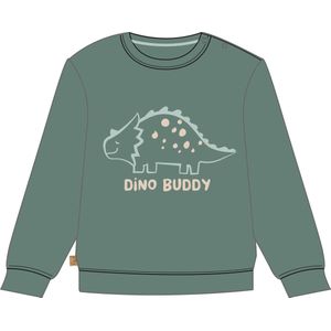 Frogs and Dogs - Dino Buddy Trui | Goblin Blue - Katoen - Maat 80