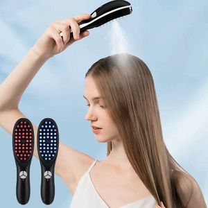 CHIWIN Hoofdmassager Elektrisch – Hoofdhuidmassage Borstel met 46 Massagepunten – 3 Trilmodes en Rood/Blauw Licht – Draagbaar USB Oplaadbaar – Voor Haarverzorging en Ontspanning