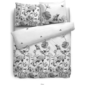 HnL Living Ries - Dekbedovertrek - Litsjumeaux - 260 x 200/220 cm - Wit