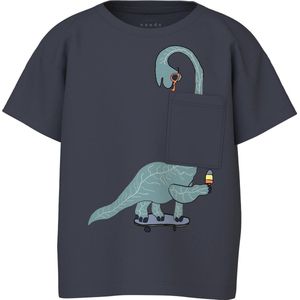 NAME IT NMMVILIAN SS BOXY TOP Jongens T-Shirt - India InkPrint:Dinosaur - Maat 80