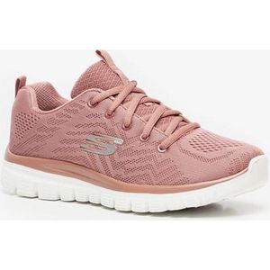 Skechers Get Connected dames sneakers - Roze - Maat 38