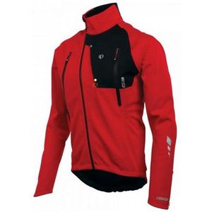 Pearl Izumi - PRO Softshell WXB - Fietsjack - Rood met Zwart - Winddicht