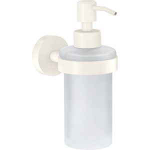 tesa MOON WHITE 40575-00000-00 Zeepdispenser 200 ml Wit (mat), Glas gesatineerd