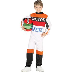 Fiestas Guirca Verkleedpak Coureur Junior Wit Maat 110/116