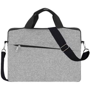 Universele laptoptas 12-14 inch – hoes voor MacBook Air/Pro 13,3” – laptoptas dames en heren – laptop hoes grijs
